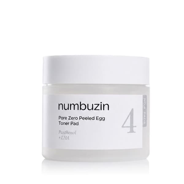 Numbuzin No.4 Pore Zero Peeled Egg Toner Pad 190 ml