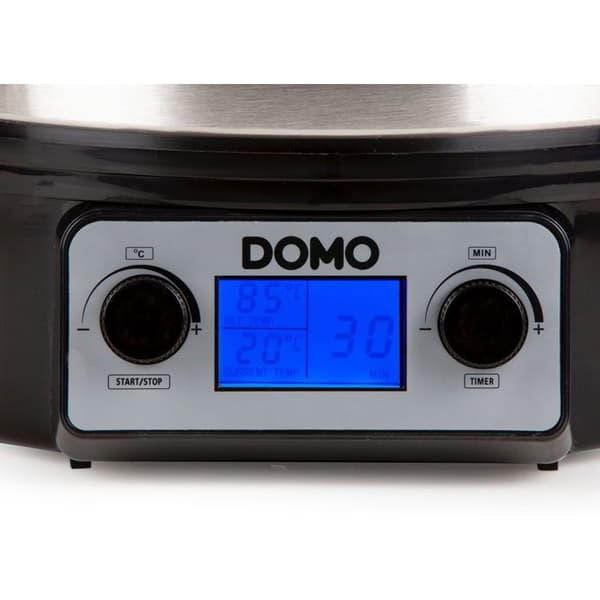 El. gryde - DOMO - DO42326PC - 2000 W - Rustfrit stål - Timer