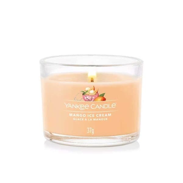 DUFTLYS VOTIVE I GLAS MANGO ISCREME