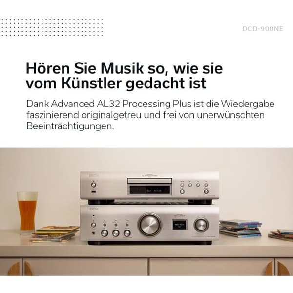 Denon DCD-900NE Sort - CD-afspiller - Hi-Fi kilder