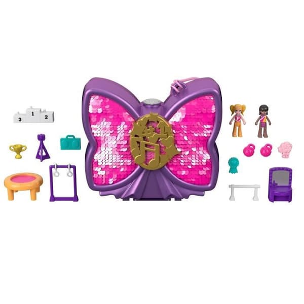 Polly Pocket - Sequin Scene Sæt - Mini-Universe Doll