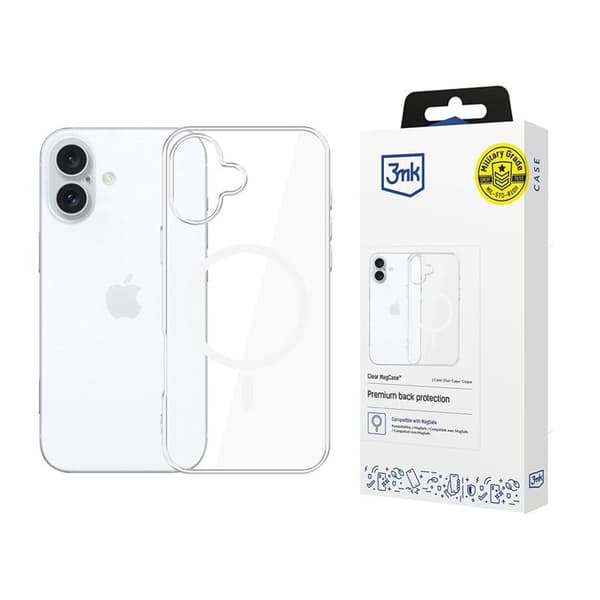3mk Clear MagCase til iPhone 17 - Transparent