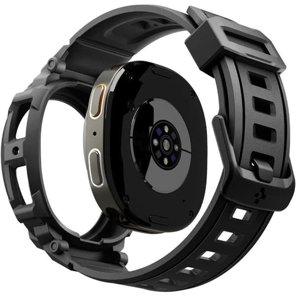 Urecover - SPIGEN - Rugged Armor Pro - Samsung Galaxy Watch 8 40mm - Mat sort - Robust beskyttelse