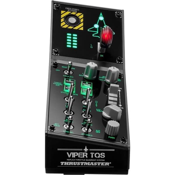 Cockpit kontrolpanel - THRUSTMASTER - Viper Panel - Sort - USB - PC - Gamepad