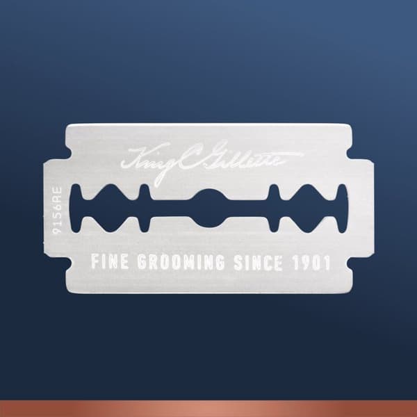 KING C. GILLETTE Dobbeltkant barberblad 5 stk.