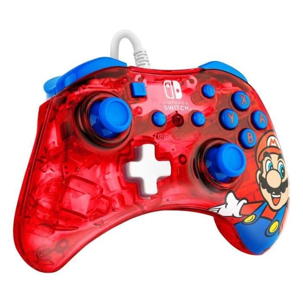 Spilcontroller - Nintendo Switch - Mario Rock Candy - Kable - PDP - Rød