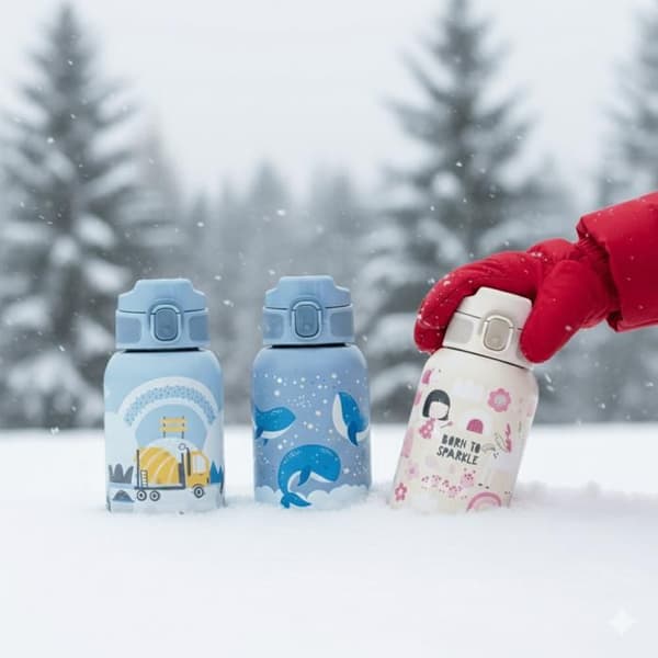 PETITE&MARS Børneflaske i stål 350 ml Work Zone 12m+