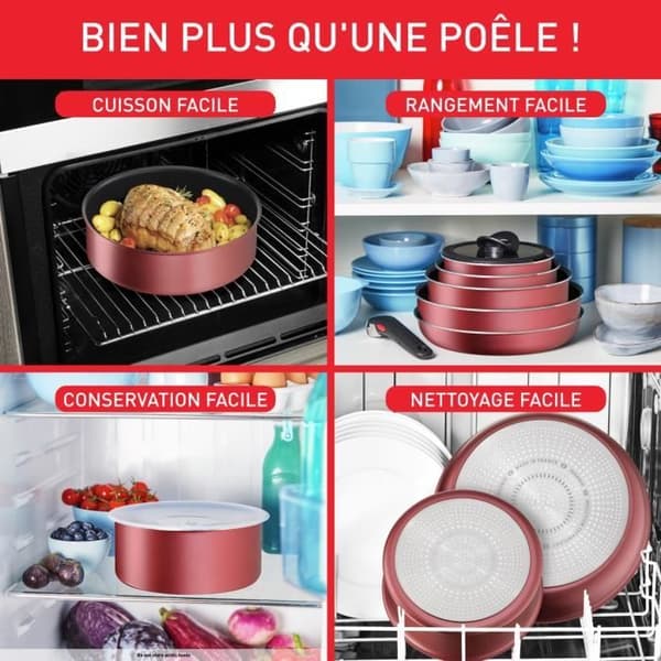 Tefal Ingenio Grydesæt 10 dele, Induktion