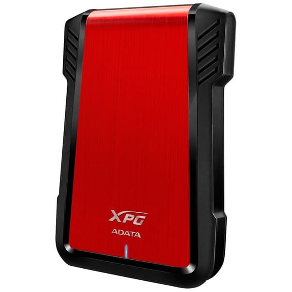 HDD/SSD kabinet - ADATA - EX500 - 2.5" - USB/SATA III - Sort/Rød