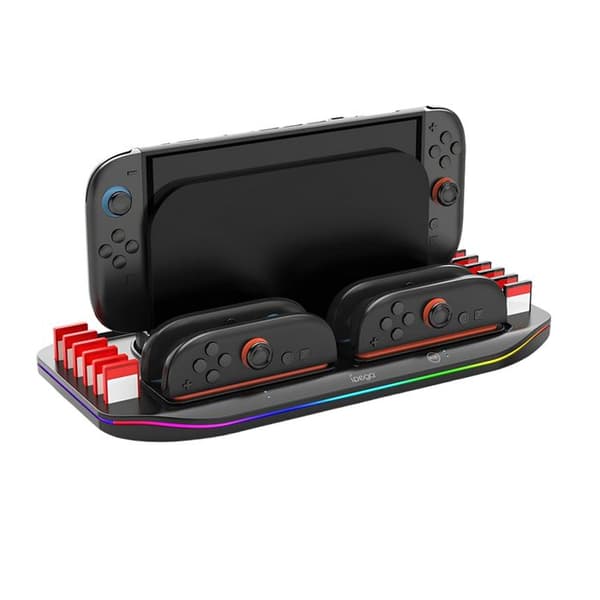 Opladningsstation til Nintendo Switch 2 / Joy-Con Switch 2 Model SW2210 Ipega Sort