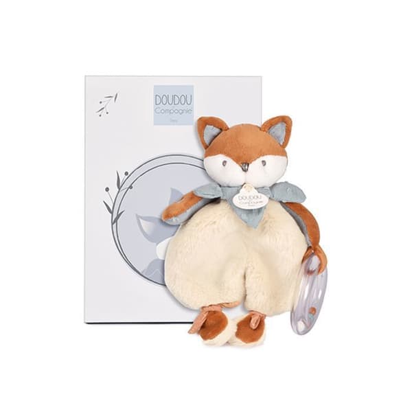 Doudou rangle Timo - 18 cm - DOUDOU ET COMPAGNIE - Beige