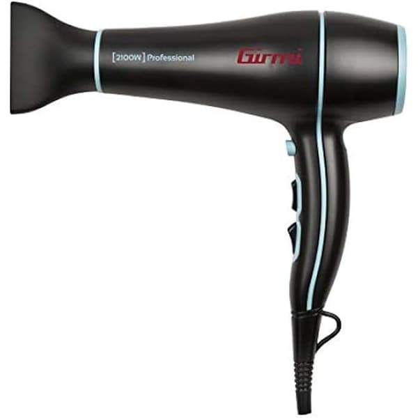 Professionel hårtørrer Girmi Ph46 Sort/Blå - 2100 W - 2 hastigheder - 3 temperaturer