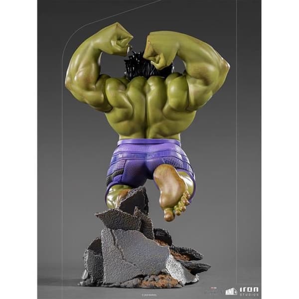 Figur - IRON STUDIOS - Hulk Infinity Saga Mini Co. - 22 cm - Plast - Detaljerad design
