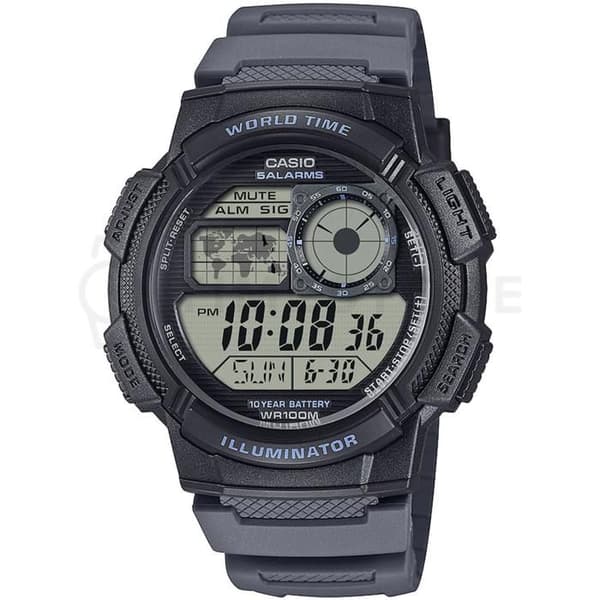 Casio AE-1000W-8AVDF Klocka för män Timeless 45 mm 10 ATM