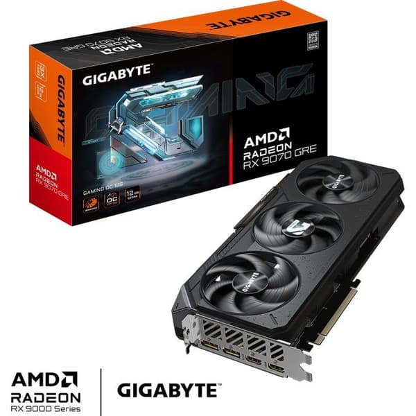 GIGABYTE - GAMING OC - Grafikkort - Radeon RX 9070 GRE - 12 GB