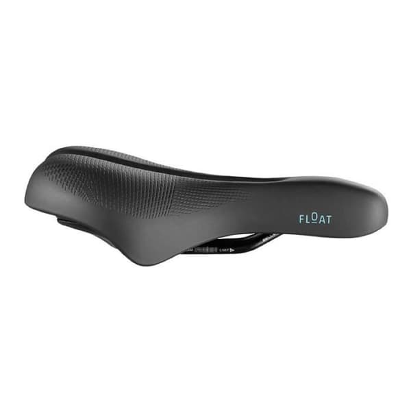 Anatomisk sadel med centralt hul, memory foam, SELLE ROYAL Float Athletic - sort - 267x161 mm