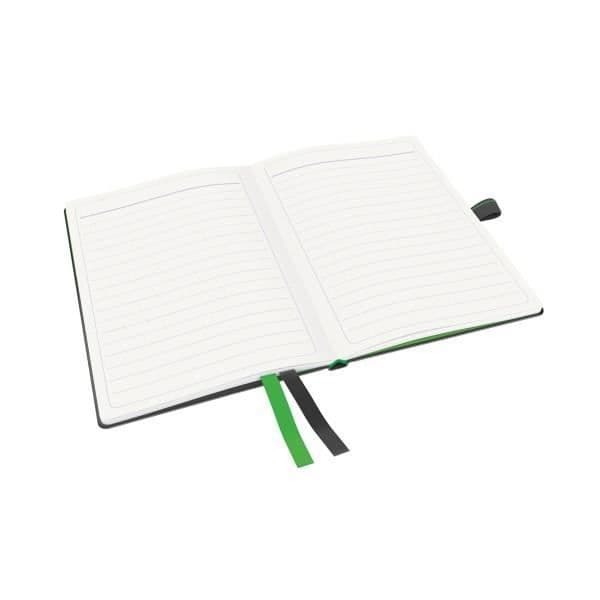 Cahier A6 - LEITZ - Sort - Lined papir - 80 Ark - Hærdet omslag