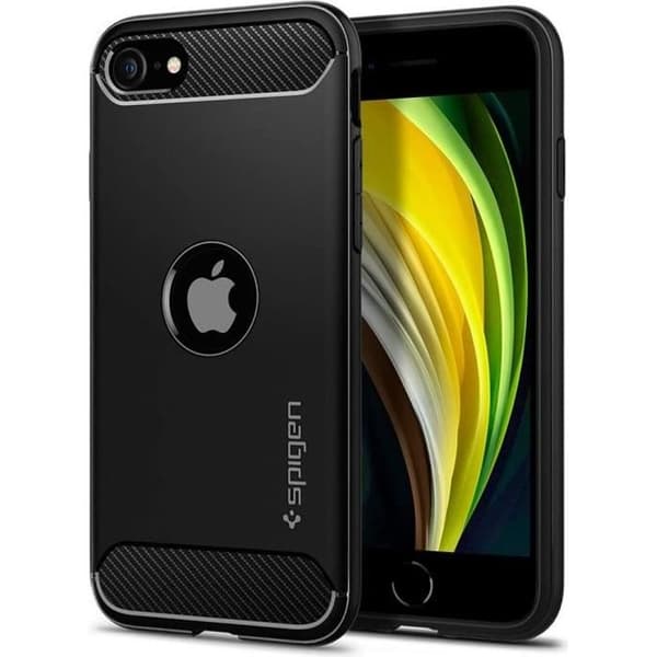 Fodral - Spigen - Robust rustning - Mjuk - Fordonsdesign - Luftkuddeskydd - Mattsvart