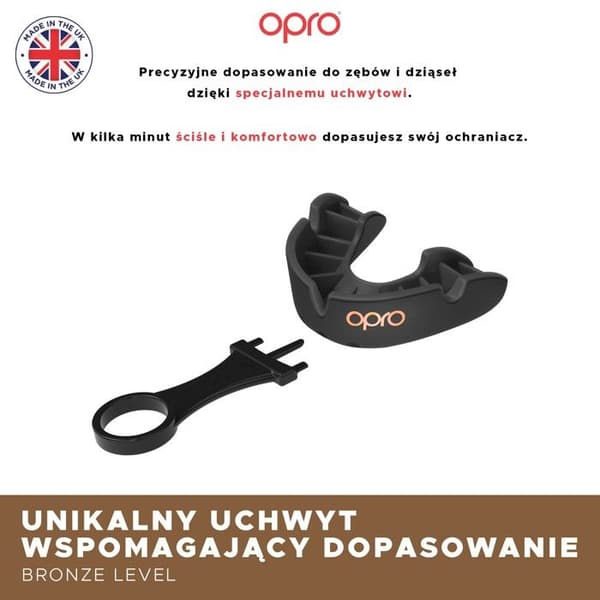 Tandskydd - OPRO - Bronze GEN5 - Vit - One size