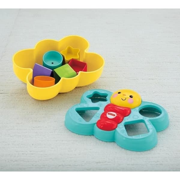 FISHER-PRIS - Butterfly Shape Sorter - Shape Box - Häckande Pyramid - Blandat