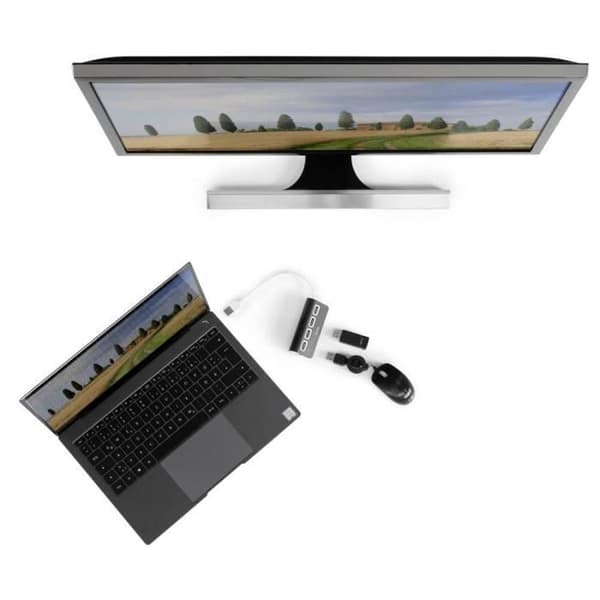 USB Hub - Hama - 4 porte - USB 2.0 - Sort - 4 ekstra porte