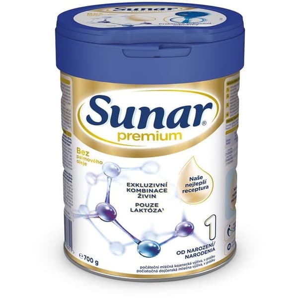 Sunar Premium 1 700 g spädbarnsmat