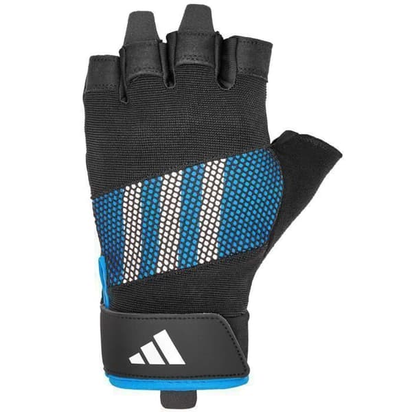 Adidas Performance blå träningshandskar