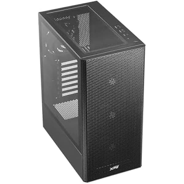 PC-chassi XPG VALOR MESH Midi Tower svart - 4 fläktar, magnetiskt meshpanel