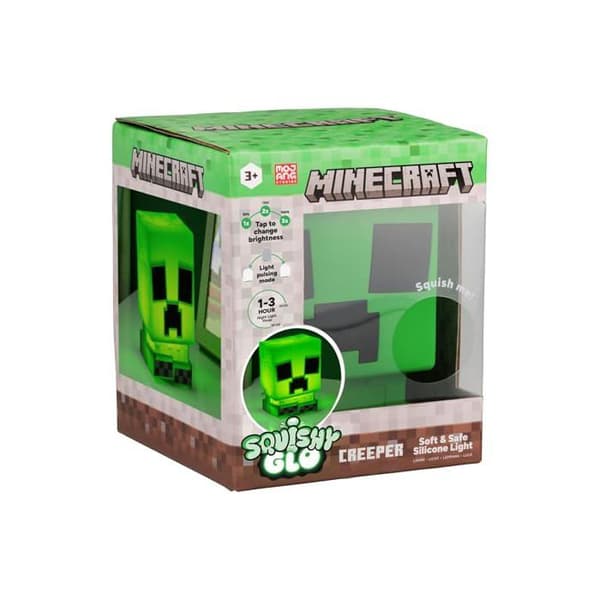 Paladone Minecraft Squichyglo Creeper Silikone Lampe