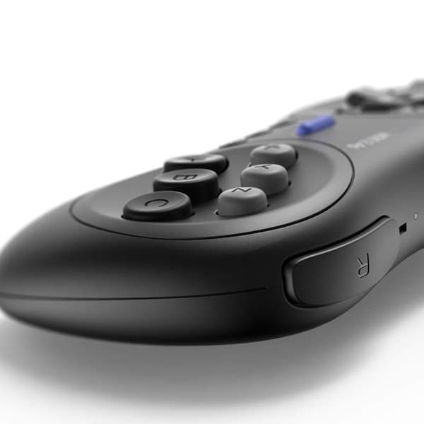 8bitdo M30 2.4G Sort controller kompatibel med Sega Genesis & Mega Drive