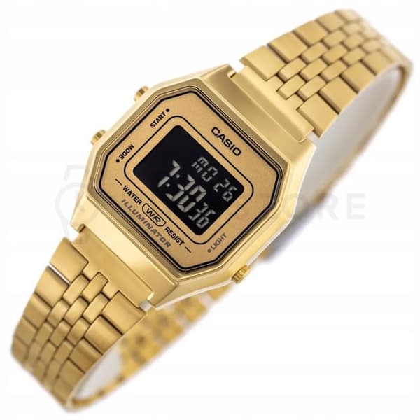 Casio LA680WGA-9BEF Dameur Retro 28,6 mm 3 ATM