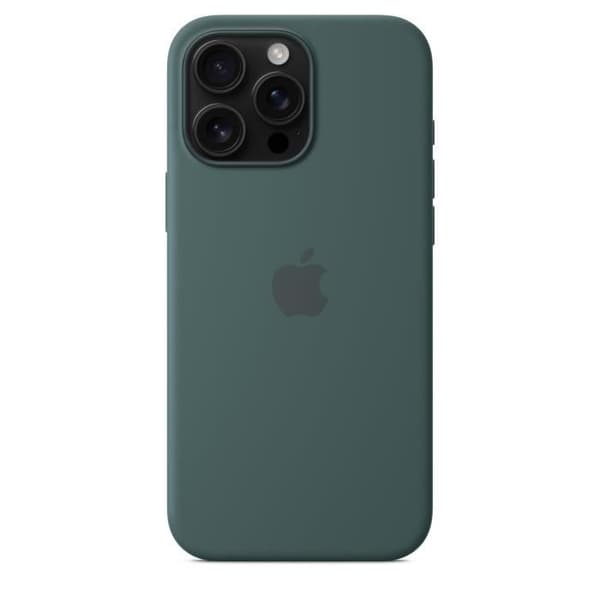 APPLE iPhone 16 Pro Max - Silikonfodral med MagSafe - Sjögrön
