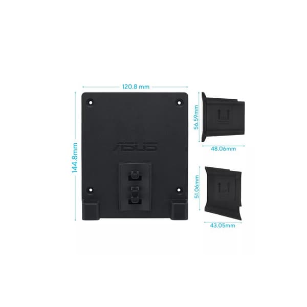 VESA-monteringskit - ASUS - MKT03 - 100 x 100 mm - för mini-PC - Svart