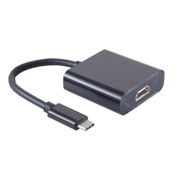 USB C til HDMI Adapter GEMBIRD A-CM-HDMIF-01 15 cm Sort