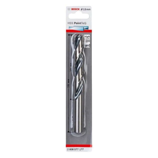 Bosch PointTeQ Bor til metal 5 stk 13 mm længde: 151 mm