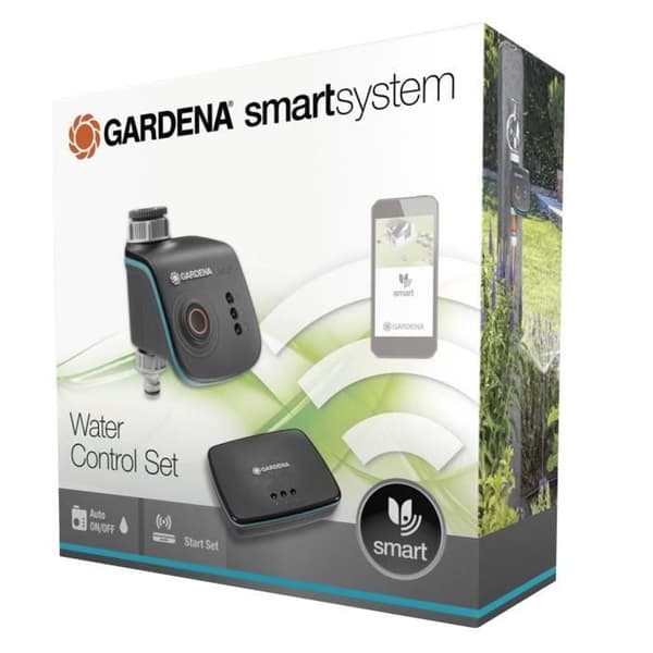 GARDENA Smart Sensor Control Kit – Tilsluttet vandingsprogrammering – Fjerntilpasning – Komplet sæt – 2 års garanti