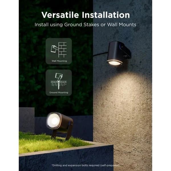 Govee Utomhus Spot LED Pack 2 - Smart Ansluten Belysning