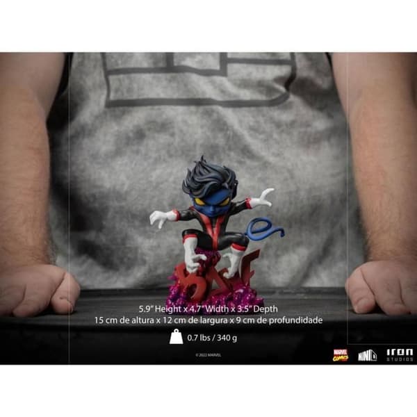 MARVEL COMICS FIGURING MINI CO. PVC NIGHTCRAWLER (X-MEN) 15 CM IRON ST