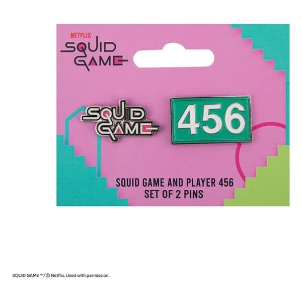 Cinereplicas - Squid Game - 2-pack av pins Squid Game & Spelare 456