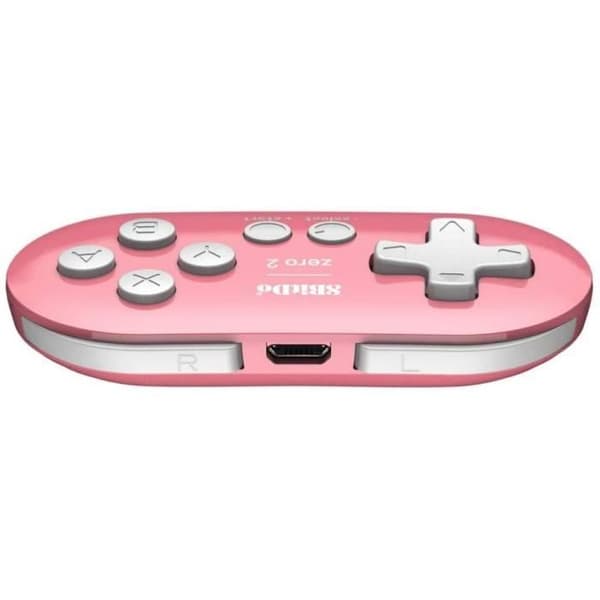 Manette Bluetooth - BARA FÖR SPEL - Zero 2 - Rosa - Bärbar - Kompatibel med Nintendo Switch