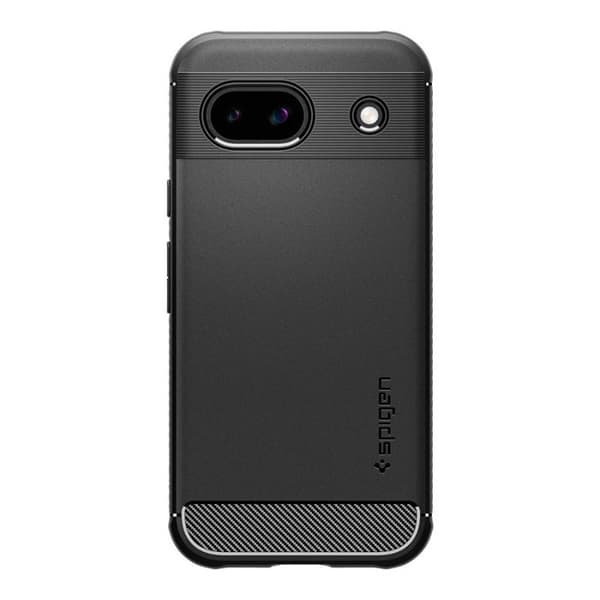 Spigen Rugged Armor – Cover til Google Pixel 8A (Sort)