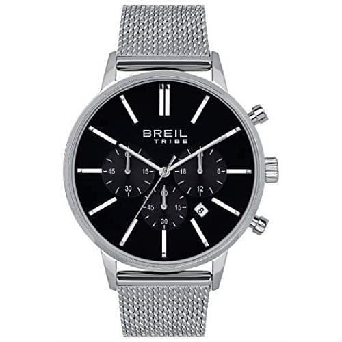 Ur - BREIL - Avery - Rund - Monokrom Skive - Stål 42mm