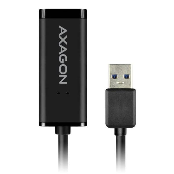 USB 3.0 Adapter - GENERISK - Axagon ADE-SR - RJ-45 - Gigabit Ethernet - Sort