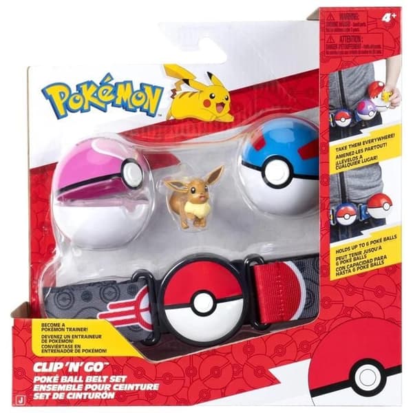 BELTE 2 POKEBOLDE + FIGUR FIGUR
