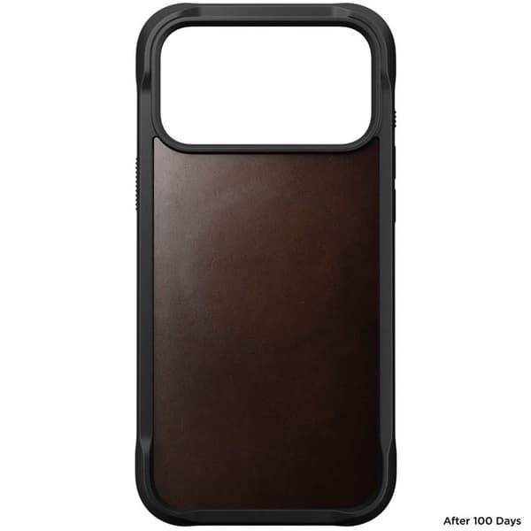 Läderfodral - NOMAD - iPhone 17 Pro Max - Rustik Brun - Robust Skydd - Elegant