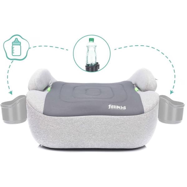 Isofix-sittkudde Fillikid i-size mörkgrå