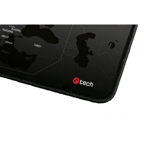 C-TECH MP-01E, sort, billede, stof, skridsikker base