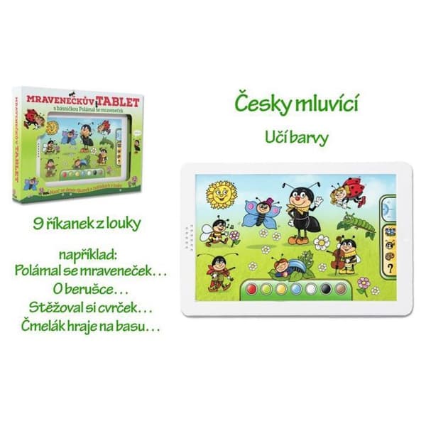 Batteridrevet Teddies Ant Lyde Tablet