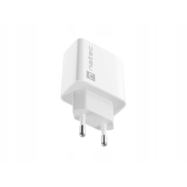 Laddare - NATEC - RIBERA - 18W - 1XUSB-A - QC3.0 - Vit