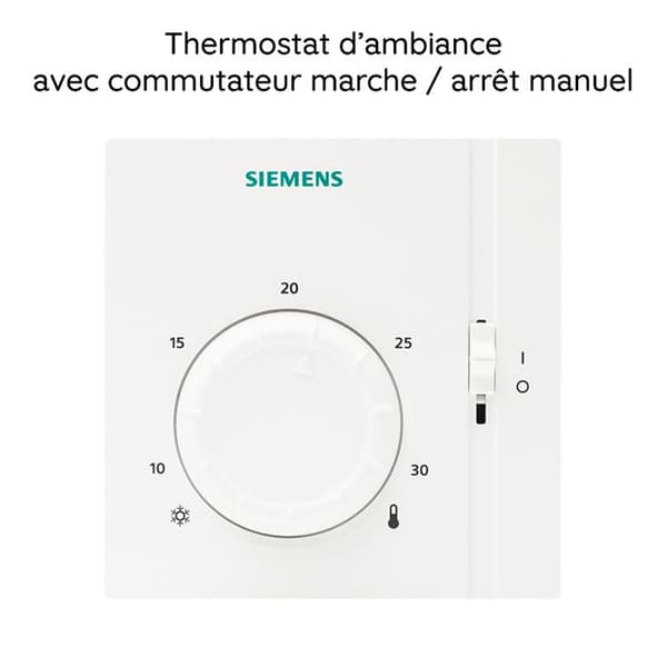 Universal rumstermostat RAA31 - SIEMENS - Vit